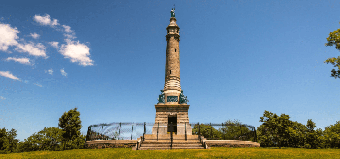 East Rock Park: Soldiers' and Sailors' Monument and The Angel of Peace